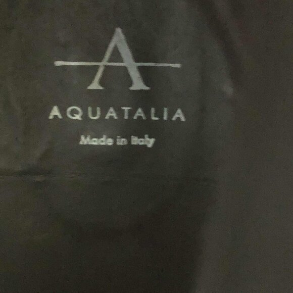 AQUATALIA Italy Fuoco Black Leather Ankle Boot 7.5 MSRP $495 - Picture 9 of 10